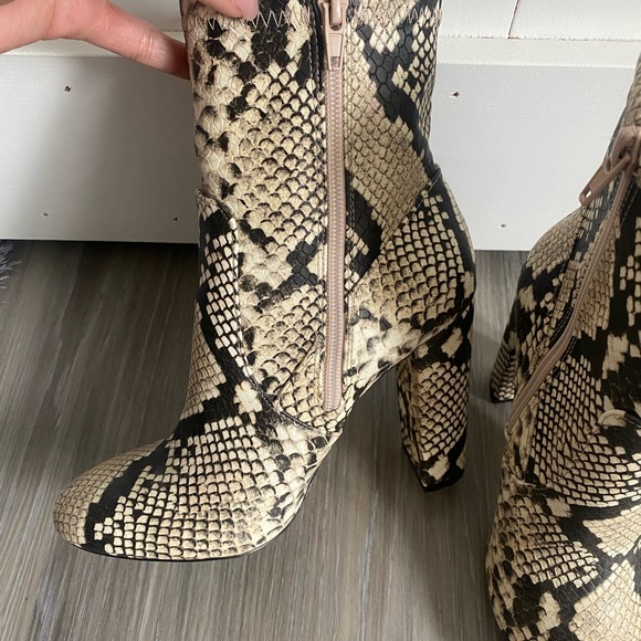 Call It Spring Vegan Snakeprint Booties - Picture 7 of 7